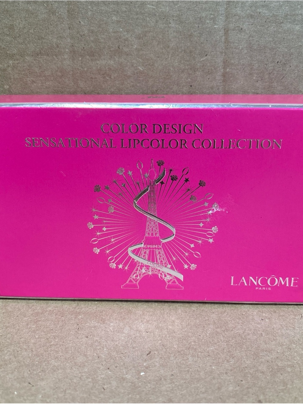 LANCOME PARIS Color Design Sensational Lip Color Collection 5 Lipsticks NEW